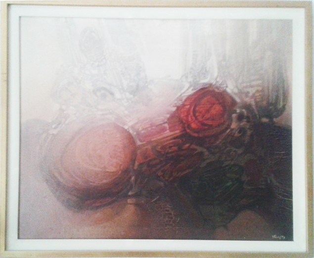 ‘Nacimiento Orgánico’, óleo sobre lienzo, 1973.